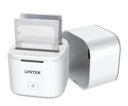 Akcesoria do dysków UNITEK Stacja dokująca/klonująca USB-C Dual Bay S1105B01-EU